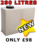 Ecosure 280Ltr Window Cleaning Water Tank Upright